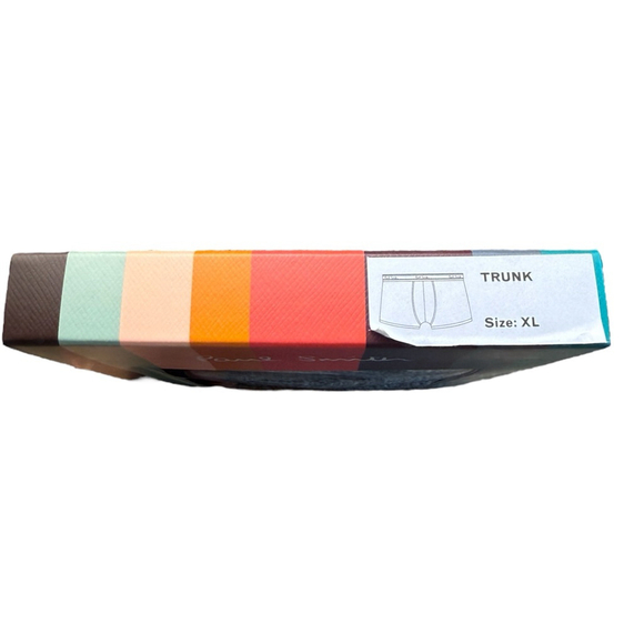 NWT Paul Smith Striped Boxer Brief Trunk Underwear Mens Size‎ XL Blue Gray - Picture 4 of 5